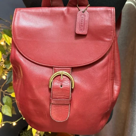 Coach | Bags | Vintage Coach Read Leather Backpack | Poshmark display picture 1